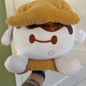 Plush Toast Character Stuffed Animal - White and Tan